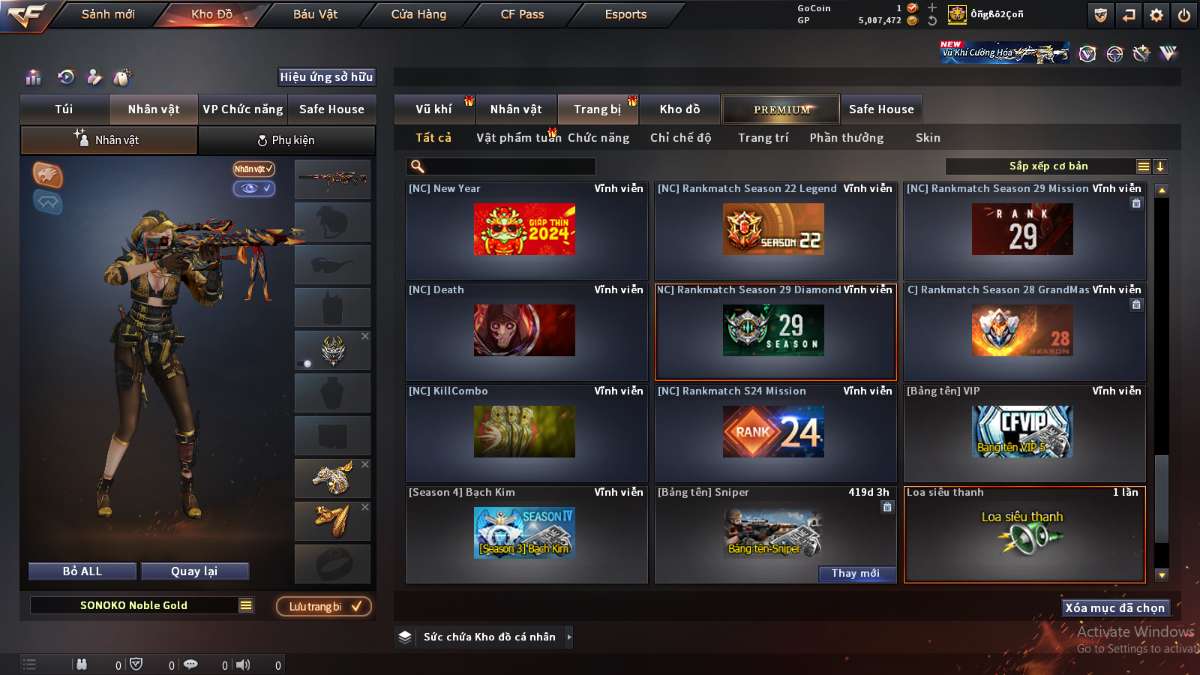 shop acc cf uy tin gia re